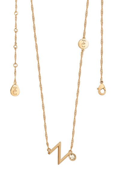 Tipperary Crystal Pendant - Initials A-Z Gold
