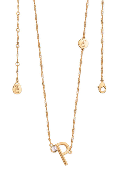 Tipperary Crystal Pendant - Initials A-Z Gold