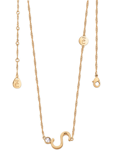 Tipperary Crystal Pendant - Initials A-Z Gold