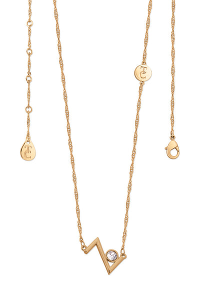 Tipperary Crystal Pendant - Initials A-Z Gold