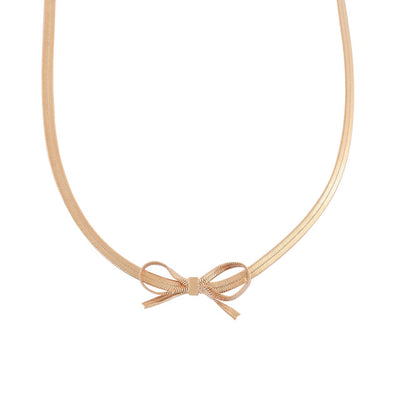 Tipperary Crystal Bow Collection - Slinky Gold Bow