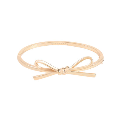 Tipperary Crystal Bracelet - Bow Collection - Gold Bangle