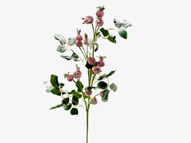 Christmas Floristry Stem - Snow Berry Spray