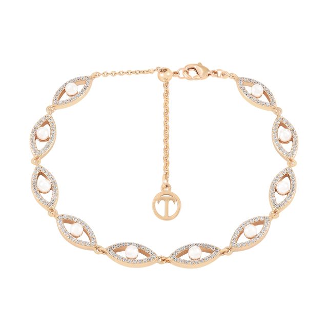 Tipperary Crystal Bracelet - Evil Eye Collection - CZ & Pearl