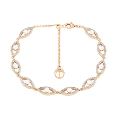 Tipperary Crystal Bracelet - Evil Eye Collection - CZ & Pearl
