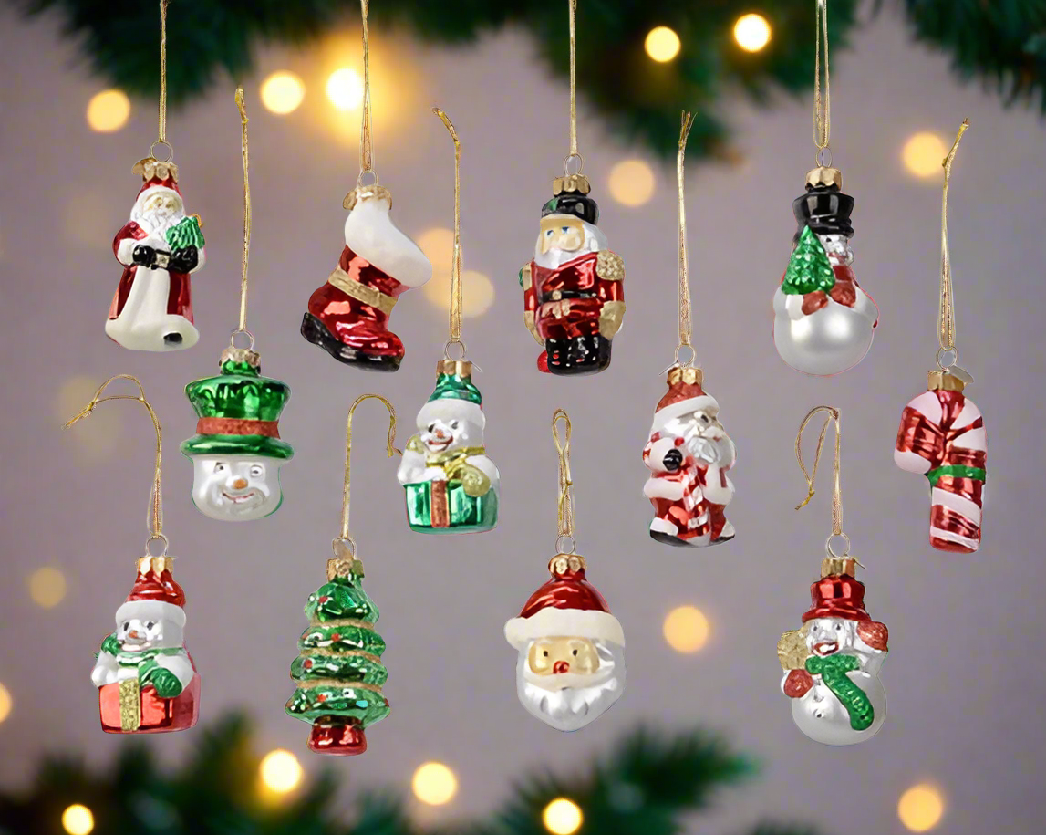 Glass Festive Figurines Decoration