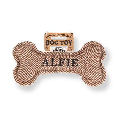 Personalised Squeaky Dog Toys - Names