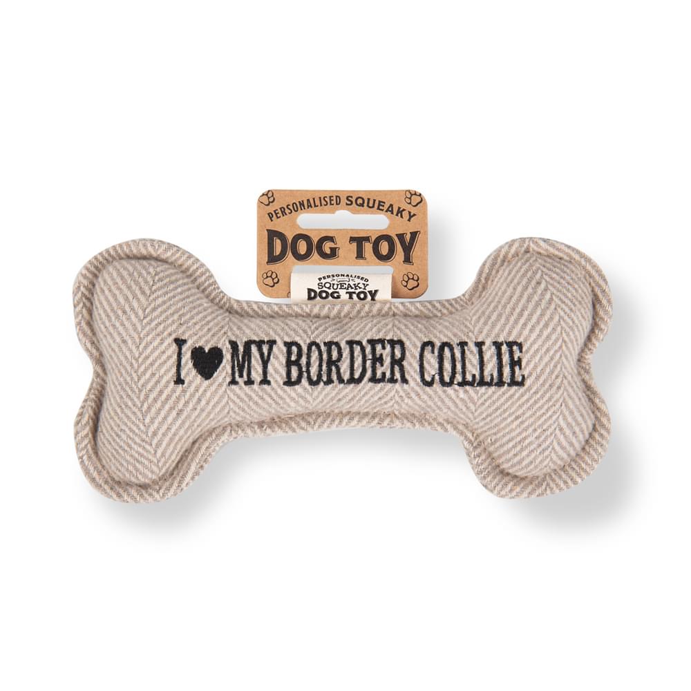 Personalised Squeaky Dog Toys - Initials & Sentiments
