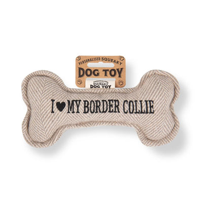 Personalised Squeaky Dog Toys - Initials & Sentiments