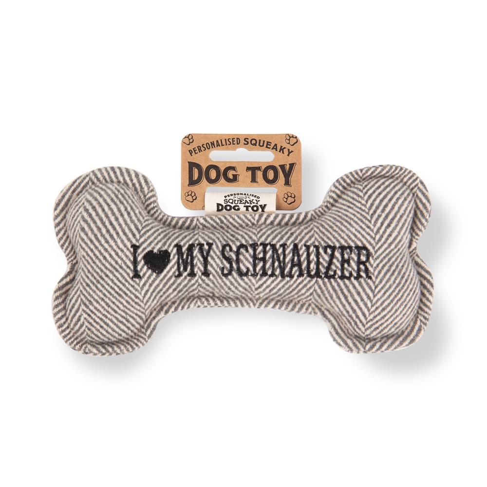Personalised Squeaky Dog Toys - Initials & Sentiments