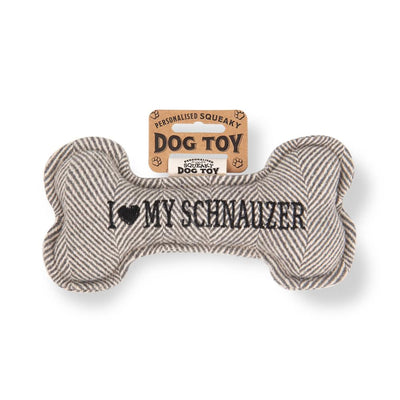 Personalised Squeaky Dog Toys - Initials & Sentiments