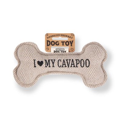 Personalised Squeaky Dog Toys - Initials & Sentiments