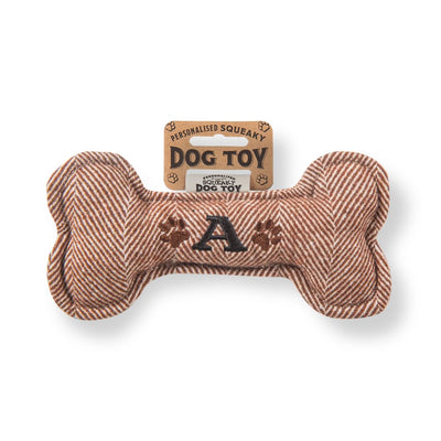 Personalised Squeaky Dog Toys - Initials & Sentiments