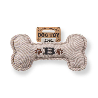 Personalised Squeaky Dog Toys - Initials & Sentiments