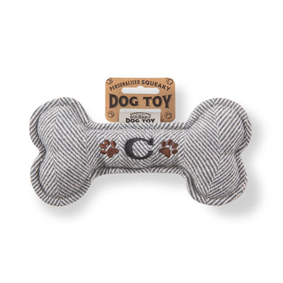 Personalised Squeaky Dog Toys - Initials & Sentiments