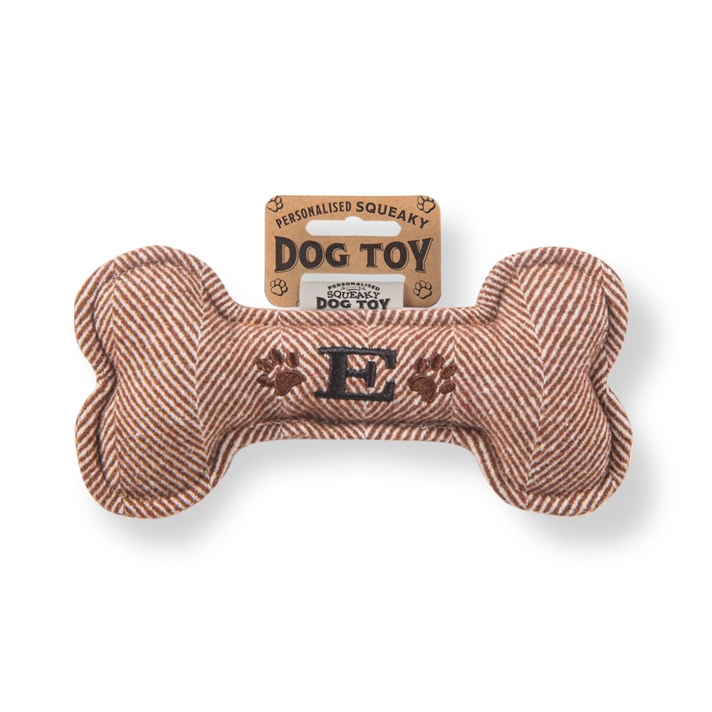 Personalised Squeaky Dog Toys - Initials & Sentiments