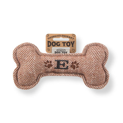 Personalised Squeaky Dog Toys - Initials & Sentiments