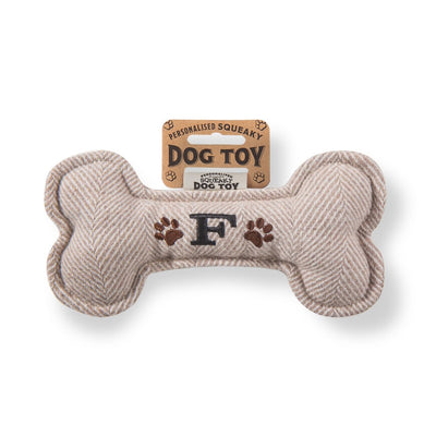 Personalised Squeaky Dog Toys - Initials & Sentiments