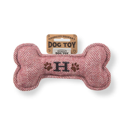Personalised Squeaky Dog Toys - Initials & Sentiments