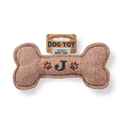 Personalised Squeaky Dog Toys - Initials & Sentiments