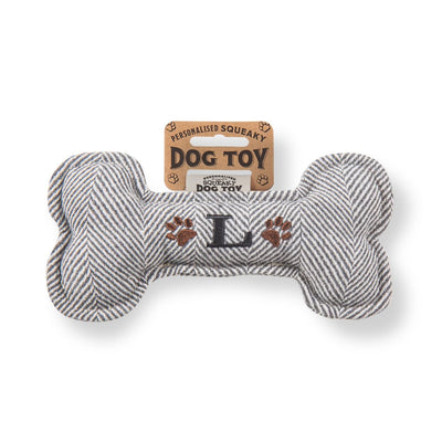 Personalised Squeaky Dog Toys - Initials & Sentiments