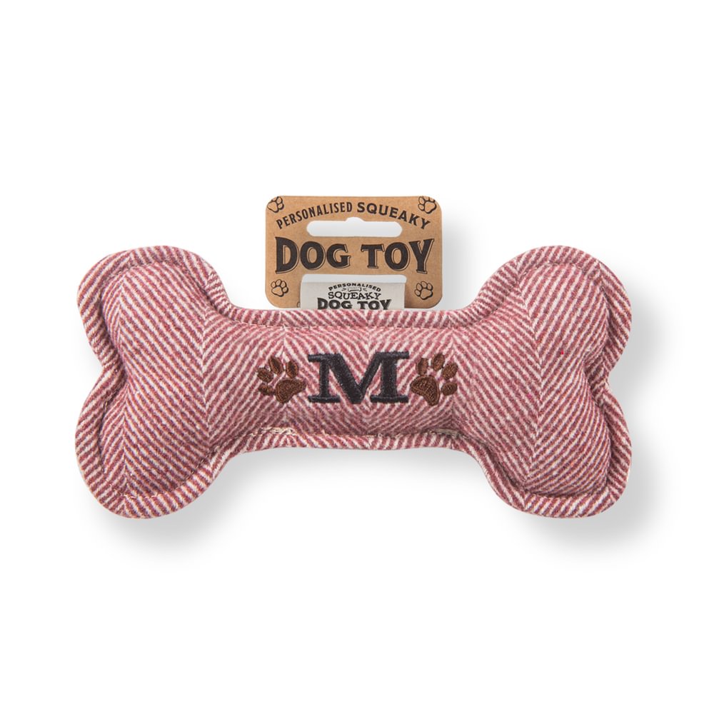 Personalised Squeaky Dog Toys - Initials & Sentiments