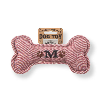 Personalised Squeaky Dog Toys - Initials & Sentiments