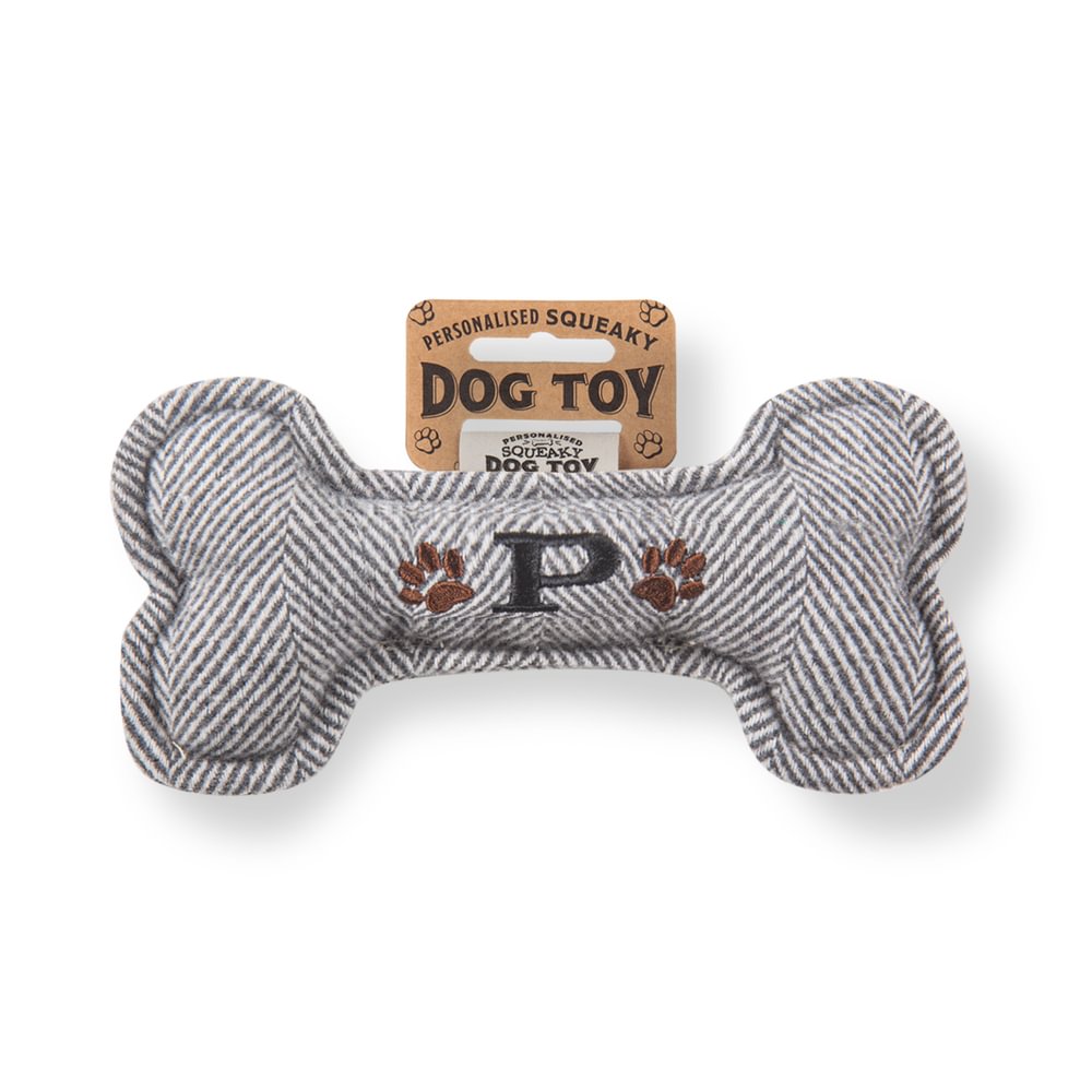Personalised Squeaky Dog Toys - Initials & Sentiments