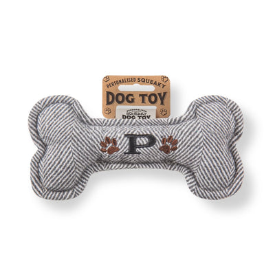 Personalised Squeaky Dog Toys - Initials & Sentiments