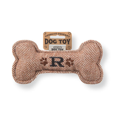 Personalised Squeaky Dog Toys - Initials & Sentiments