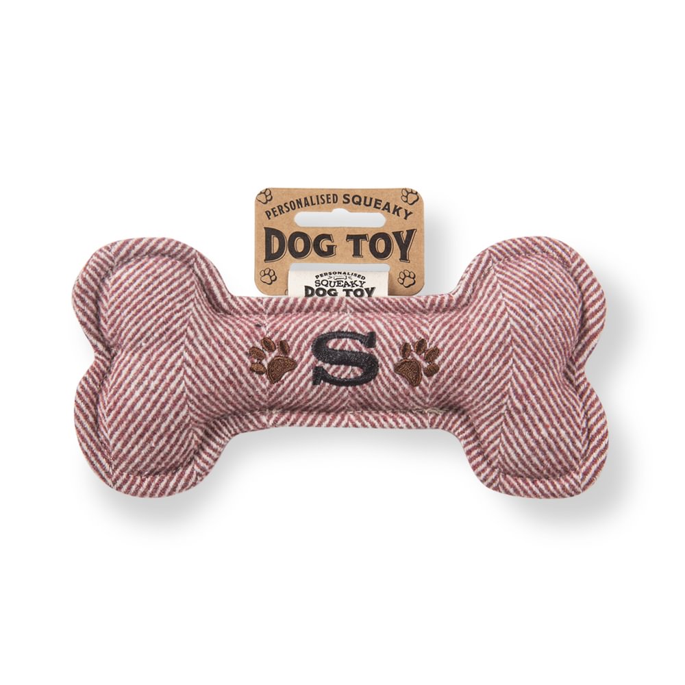 Personalised Squeaky Dog Toys - Initials & Sentiments