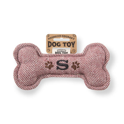 Personalised Squeaky Dog Toys - Initials & Sentiments
