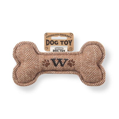 Personalised Squeaky Dog Toys - Initials & Sentiments