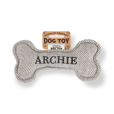 Personalised Squeaky Dog Toys - Names