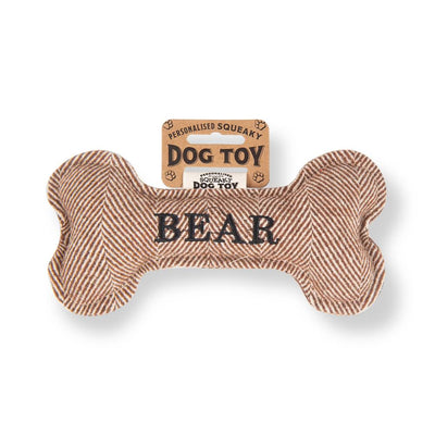 Personalised Squeaky Dog Toys - Names