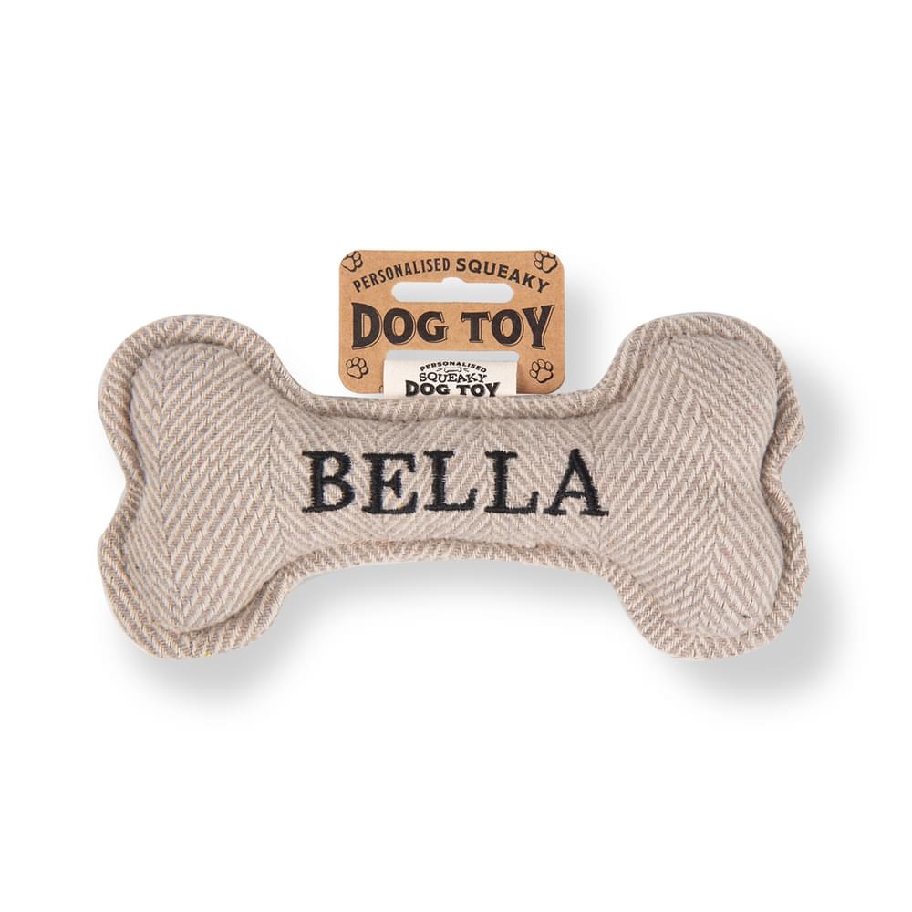 Personalised Squeaky Dog Toys - Names