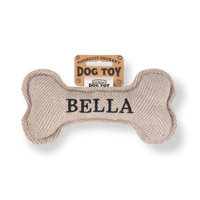 Personalised Squeaky Dog Toys - Names