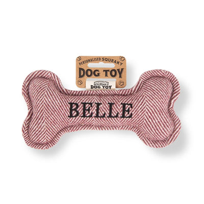 Personalised Squeaky Dog Toys - Names