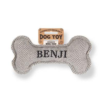 Personalised Squeaky Dog Toys - Names
