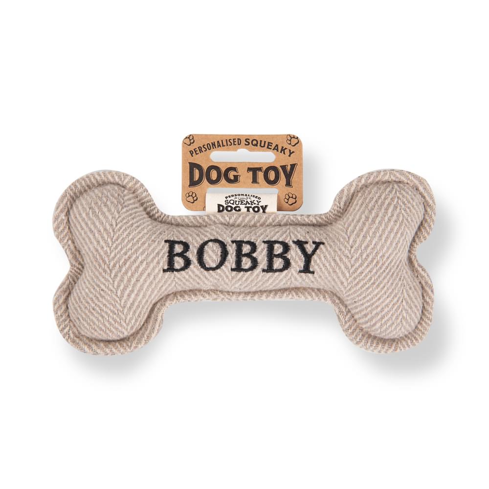Personalised Squeaky Dog Toys - Names