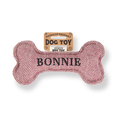Personalised Squeaky Dog Toys - Names