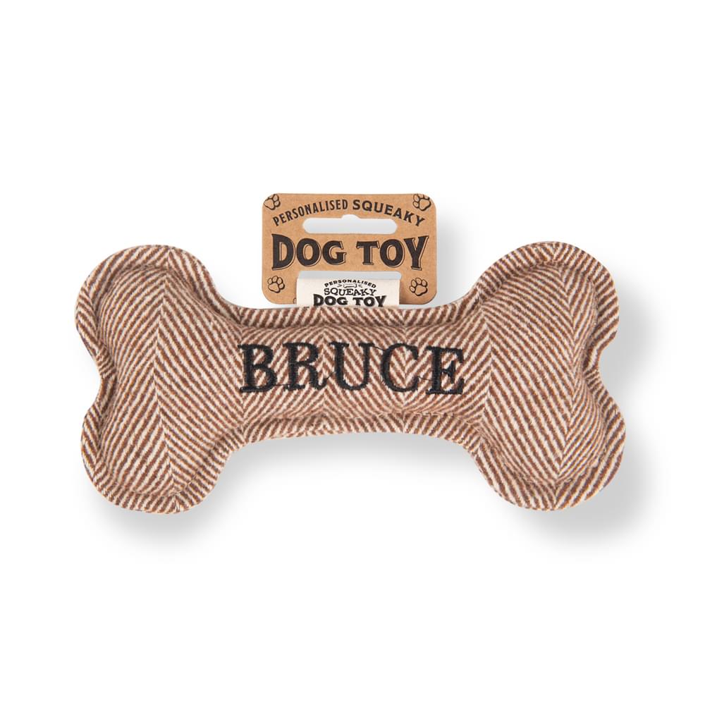 Personalised Squeaky Dog Toys - Names