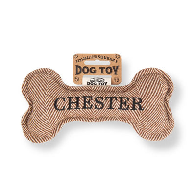 Personalised Squeaky Dog Toys - Names