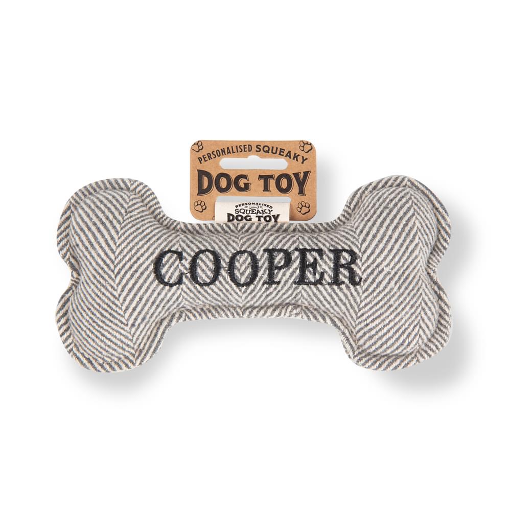 Personalised Squeaky Dog Toys - Names