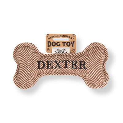 Personalised Squeaky Dog Toys - Names