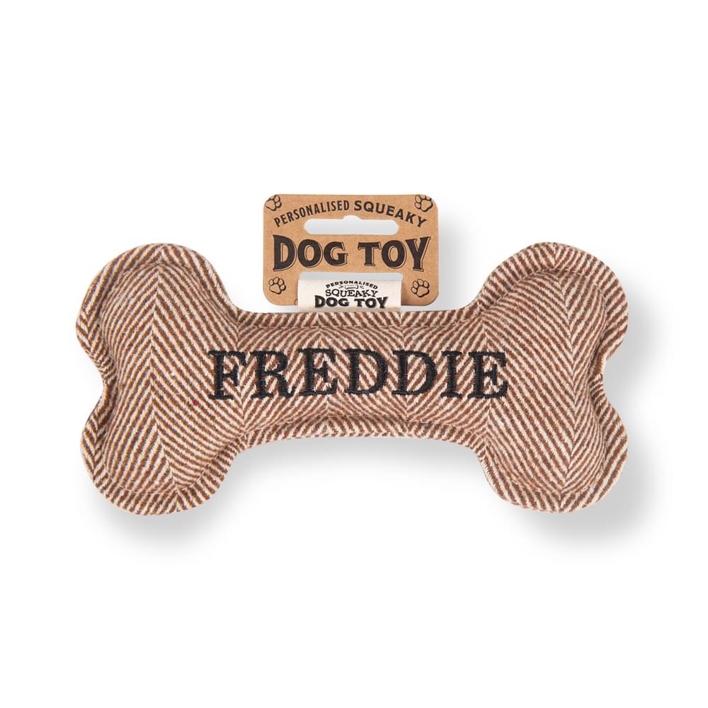 Personalised Squeaky Dog Toys - Names