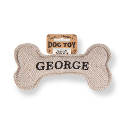 Personalised Squeaky Dog Toys - Names