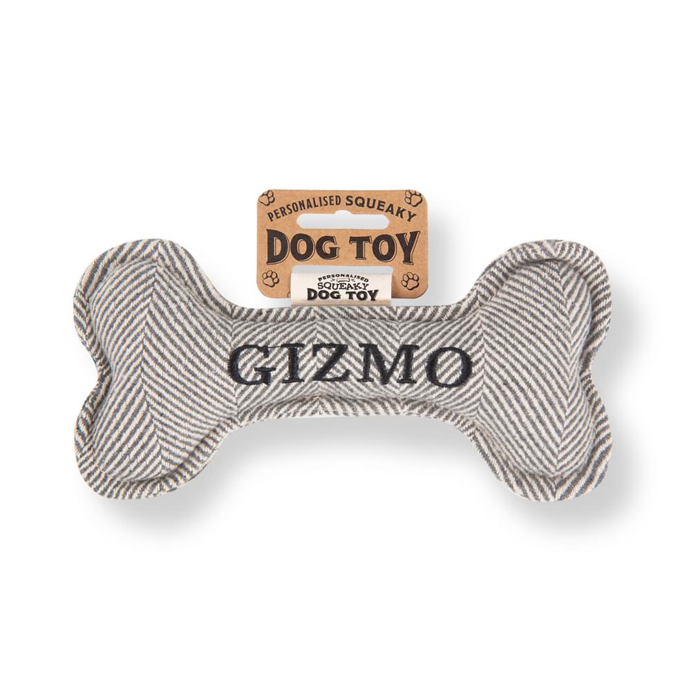 Personalised Squeaky Dog Toys - Names