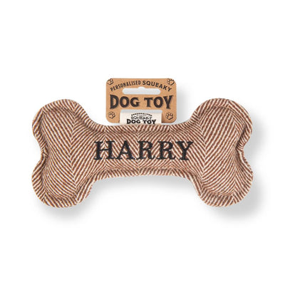 Personalised Squeaky Dog Toys - Names