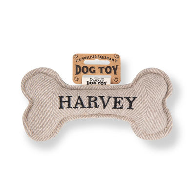 Personalised Squeaky Dog Toys - Names